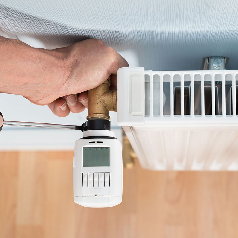 Thermostat mit einer digitalen Anzeige